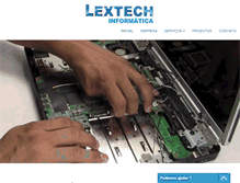Tablet Screenshot of lextech.com.br